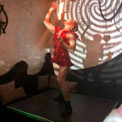 Fun Aboard - Keren Maceira Fire Eating