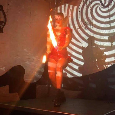 Fun Aboard - Keren Maceira Fire Eating