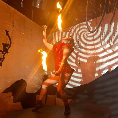 Fun Aboard - Keren Maceira Fire Eating