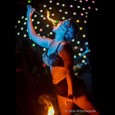 Fun Aboard - Keren Maceira Fire Eating