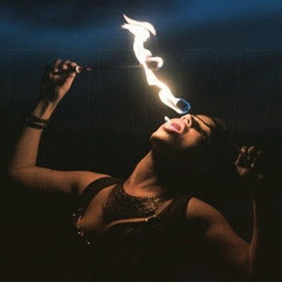 Fun Aboard - Keren Maceira Fire Eating