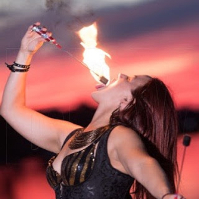 Fun Aboard - Keren Maceira Fire Eating